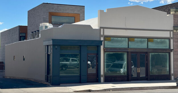 Nelson Mathis Mercantile building with metallic touches created by Coppertop Metals.